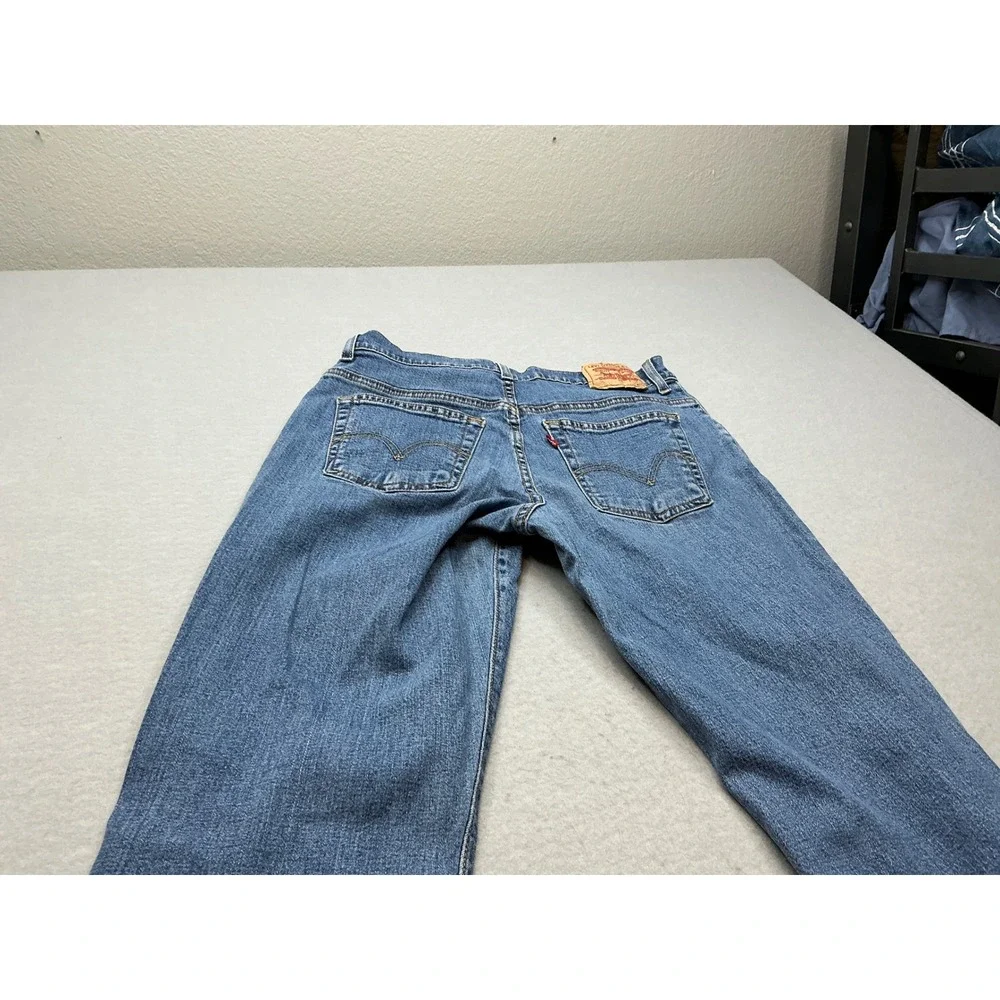 Levi's Straight Leg Jeans Medium Wash Blue‎ Denim Mens Size 34x31 Casual
